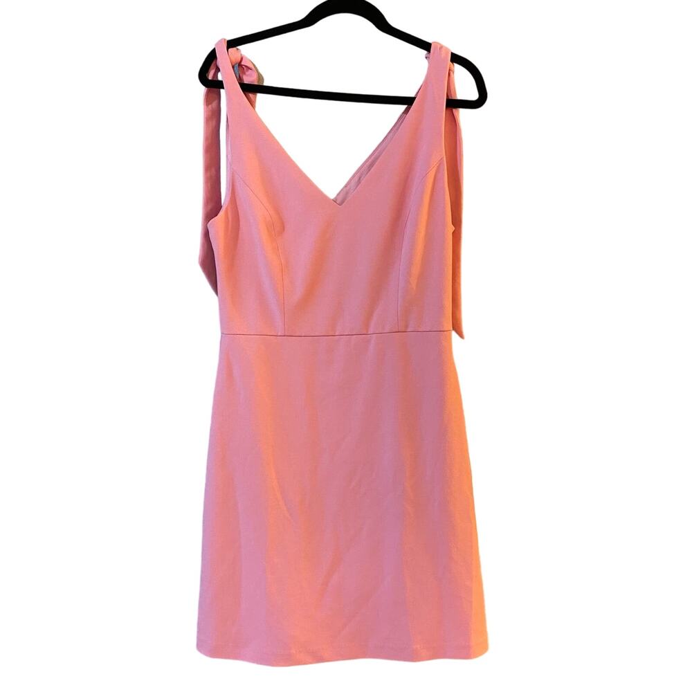 BCBGeneration Pink Dress Tie Sleeve Women's Size 6 NWT